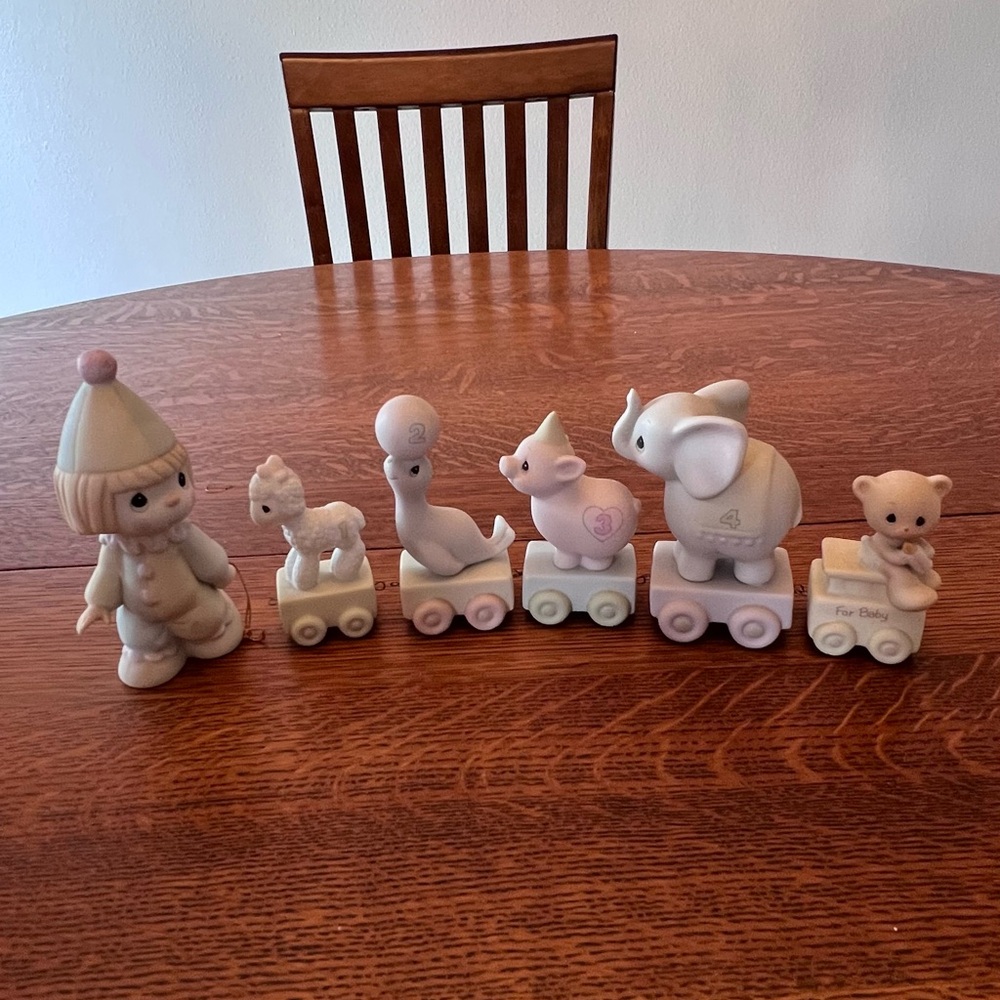 Adorable Pastel Animal Train Set